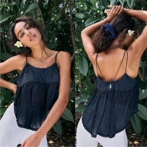 FP movement small black catch my drift top